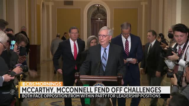 McCarthy, McConnell face opposition from within GOP for leadership positions