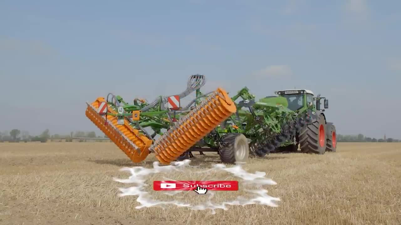 Modern Technology Agriculture Huge Machines