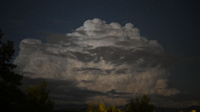 Spectacular 4th of July Lightning Storm Time Lapse