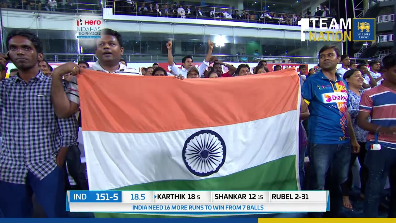 Dinesh Karthik hits 22 runs off Rubel Hossain - 19th over of Nidahas Trophy Final_2