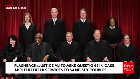 FLASHBACK- Justice Alito Presses Lawyers In Web Designer Refusing Service To Same-Sex Couples Case