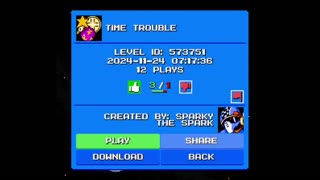 Mega Man Maker Level Highlight: "Time Trouble" by Sparky The Spark