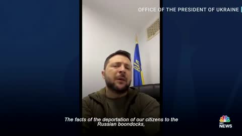 Zelenskyy Accuses Russia Of Killing 'Tens Of Thousands' In Mariupol