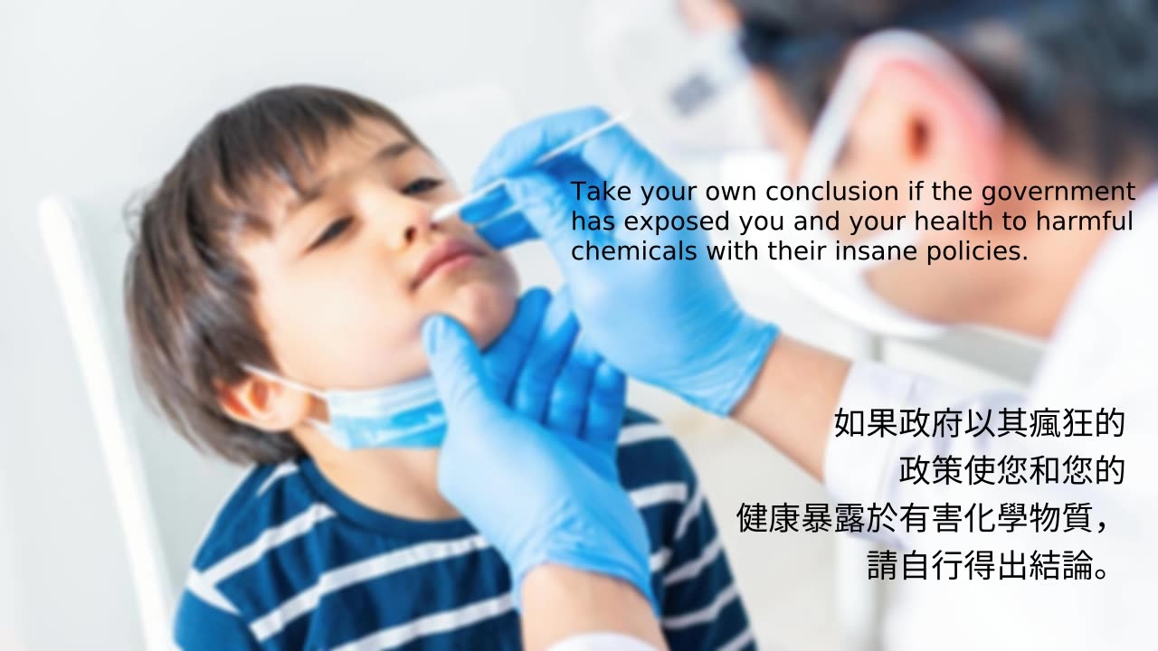 鼻拭子檢測：你被騙了/ Nasal Swab tests: you have been cheated