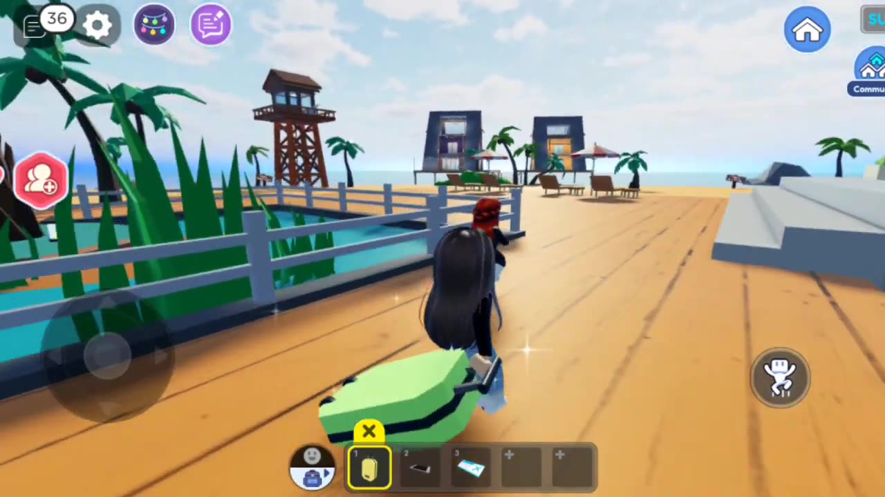 AKU MELANCONG KE ISLAND -- ROBLOX LIVETOPIA