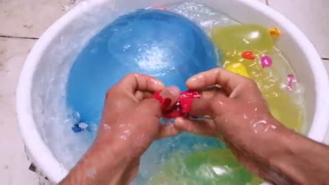 Pop # water Balloon 🎈 _in slow motion