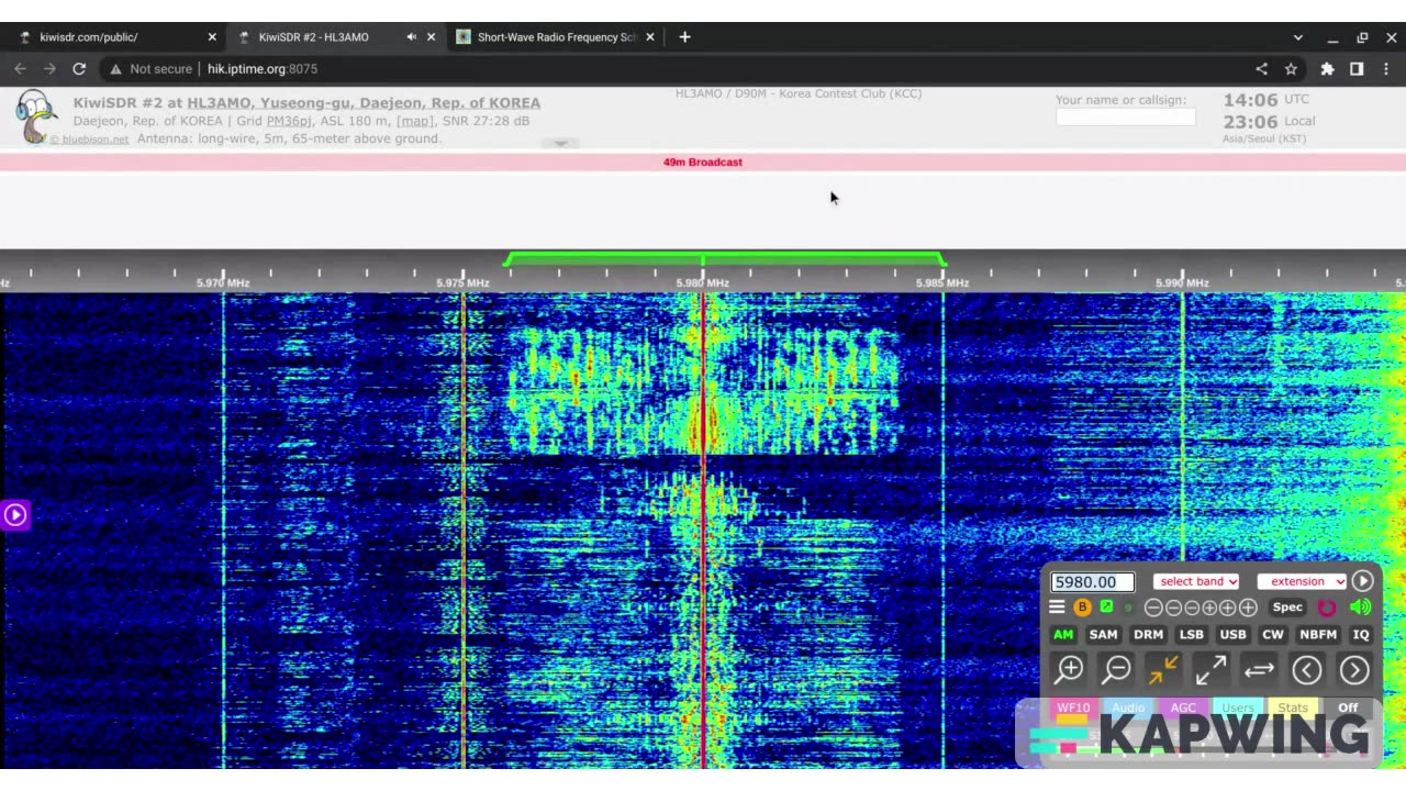 Shiokaze Sea Breeze 04/06/2023 1405 UTC 5980kHz