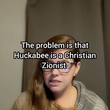 Israel Ambassador Huckabee