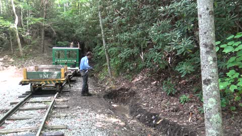 It was not yesterday at Biltmore, it was September 2nd at the Doe River Gorge on the ET&WNC