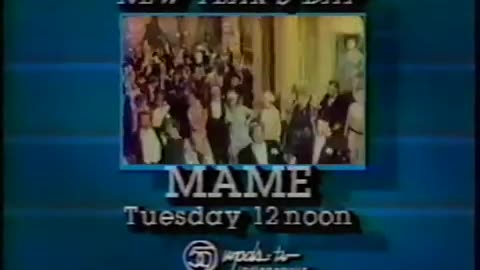 December 1984 - WPDS Indianapolis 'Mame' & 'Buck Rogers' Bumpers