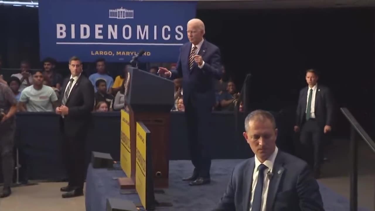 Joe Biden has absolutely NO CLUE where he's going after he finishes his speech...