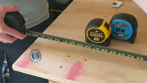 Testing Tape Measures for balance