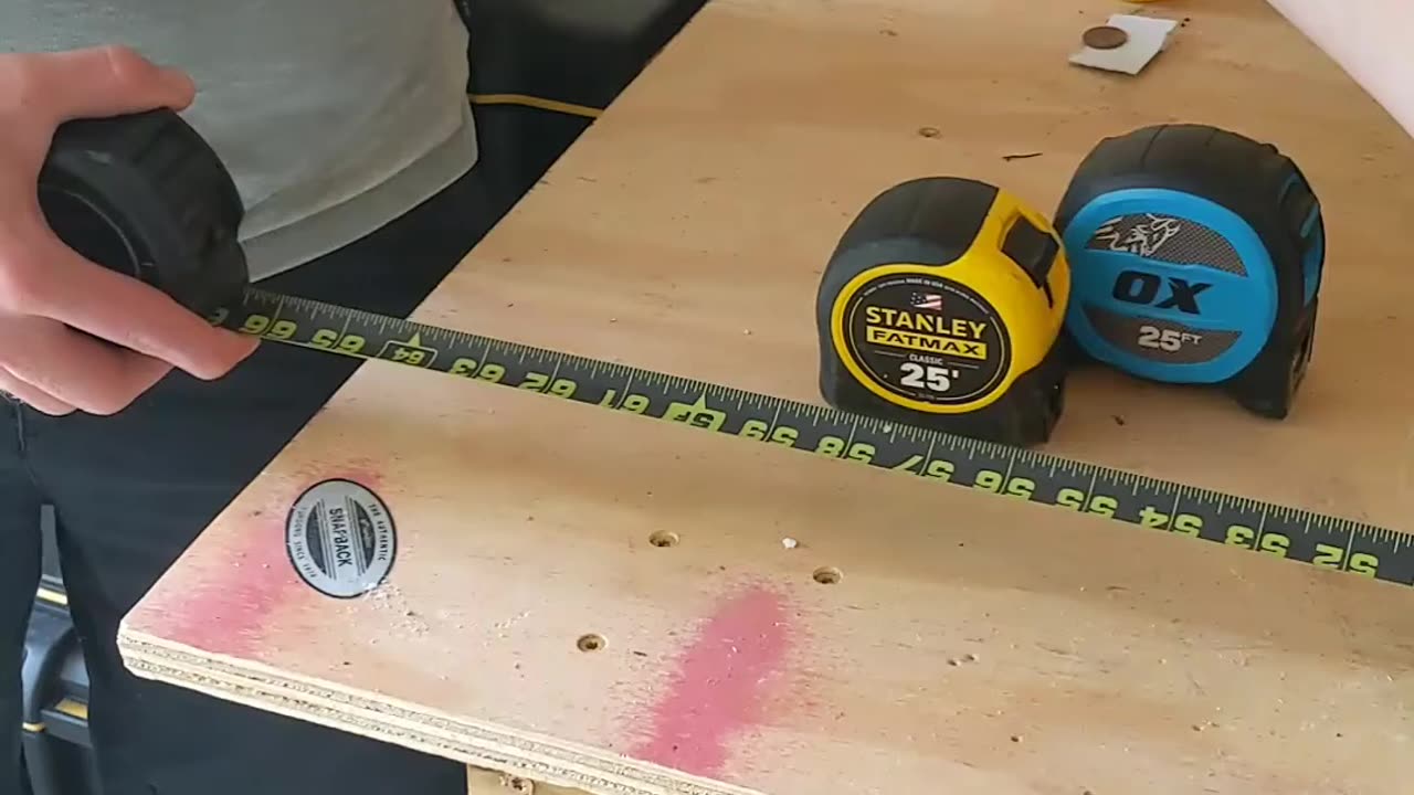 Testing Tape Measures for balance