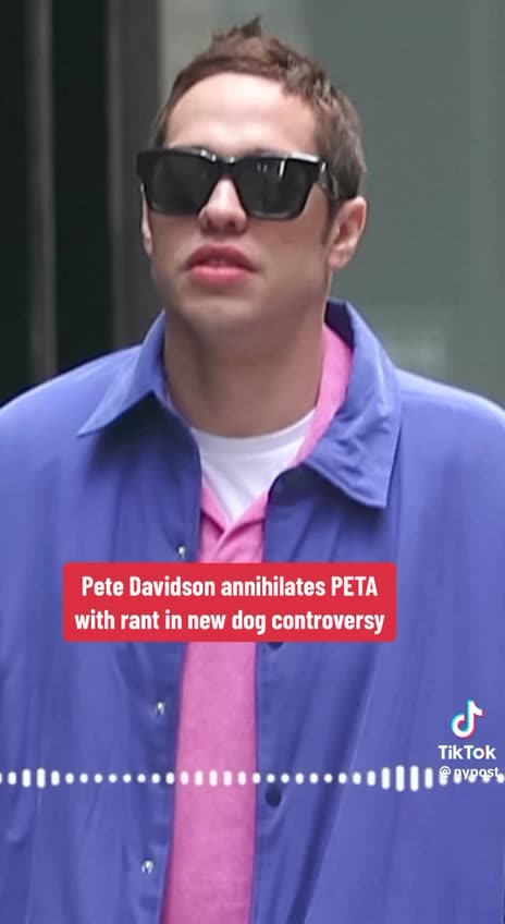 Pete Davidson message to Peta