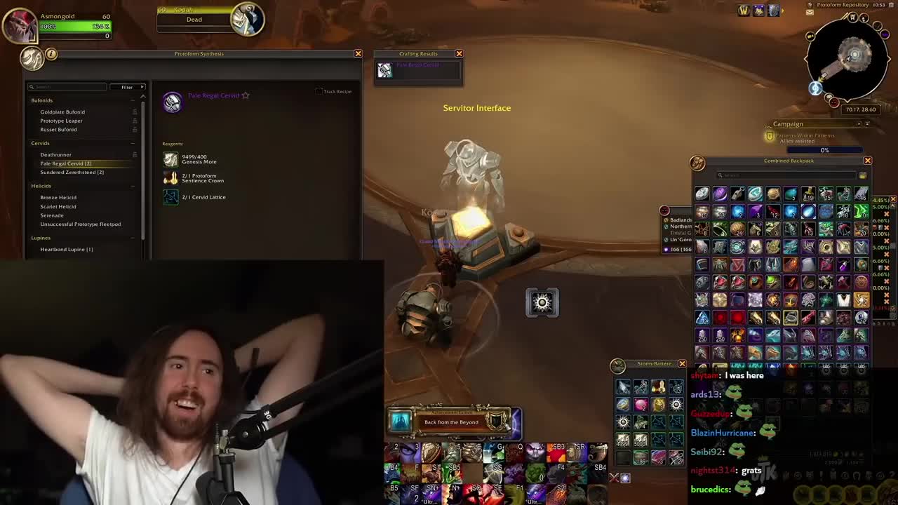 Asmongold finally beats WoW Shadowlands