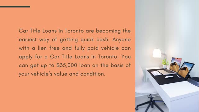 Get Car Title Loans Toronto With Less Paperwork