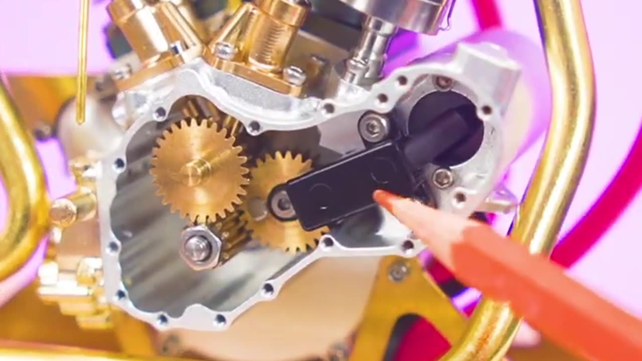 Mini V-Twin Gasoline Engine Teardown & Run test #engine #gasoline #teardown