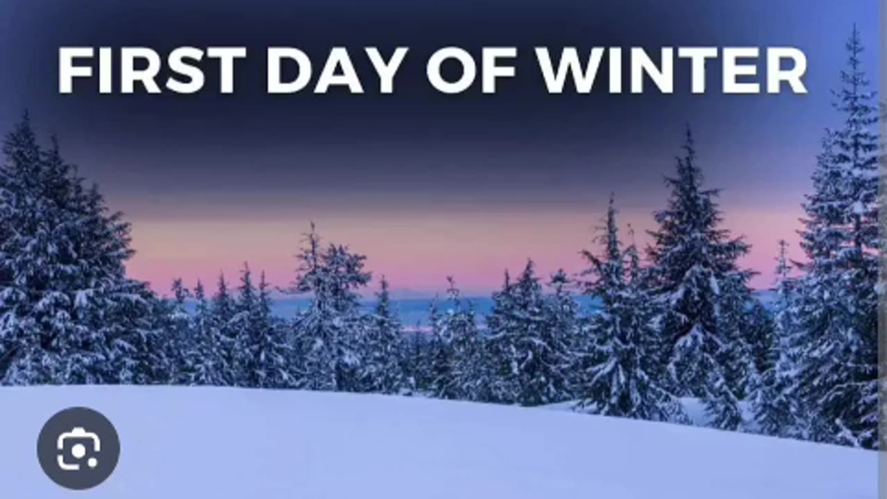 Today is first day of winter happy solstice day 2024 12/21/24