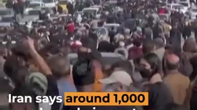 Protesters knock turbans off clerics’ heads in Iran