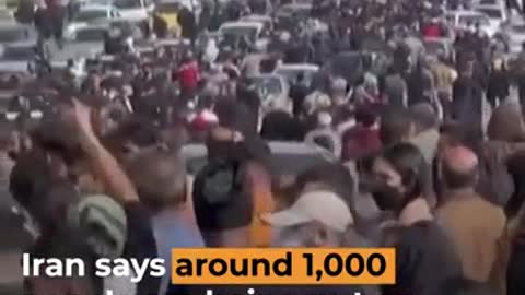 Protesters knock turbans off clerics’ heads in Iran