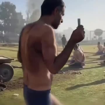 BREAKING: FOOTAGE OF ISRAELI SOLDIERS MAKING PALESTINIAN HOSTAGES STRIP...