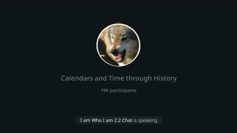 telegram chat 9/1/2022 Iam - calendars and time through history