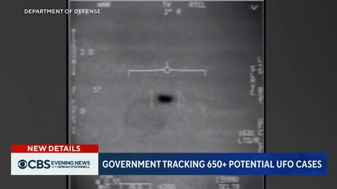 U.S. TRACKING MORE THAN 650 POTENTIAL UFOS