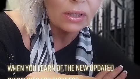 Received the new updated sickness guidelines