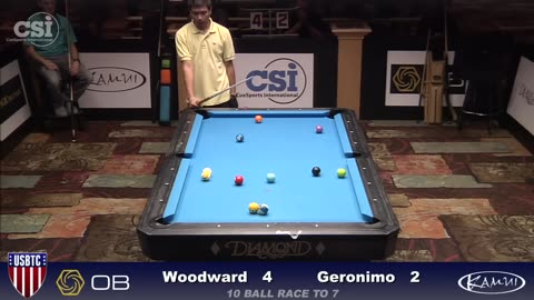 SEMI-FINAL: Geronimo vs Woodward PART 1 ▸ 2015 US Bar Table 10-Ball Championship