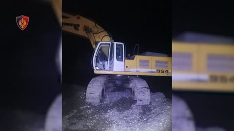 Me kamionë e eskavatorë gërryente shtratin e lumit gjatë natës, pranga të riut