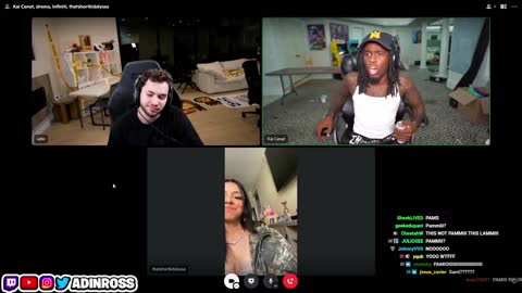 Adin Ross Goes on Edate With Pamibaby Lookalike