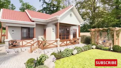 House Design- Three Bedrooms- (Free Floor Plan)