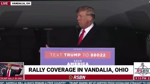 President Trump: All I did was make a speech