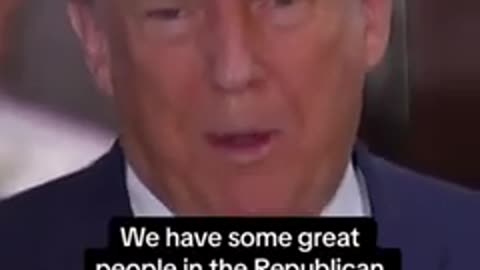 Trump on becoming next "house speaker "