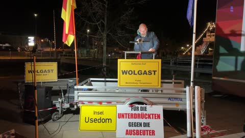 Wolgast - Stefan - Eröffnung und sein Redebeitrag 01-11-2022