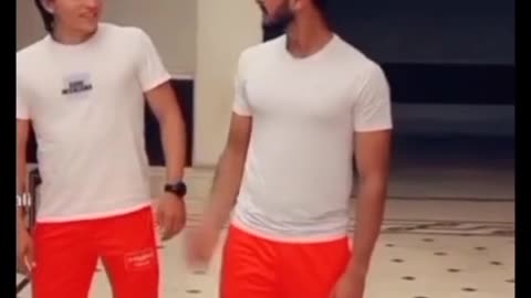Hassan Ali dancing
