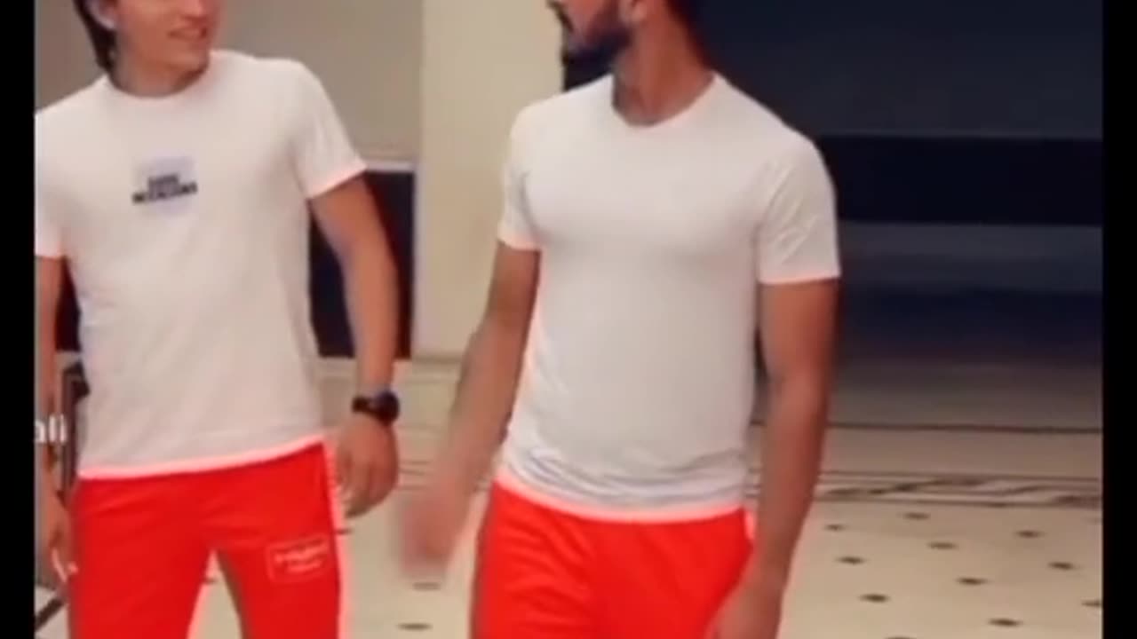 Hassan Ali dancing