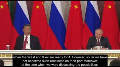 Putin with XI : "The UK announced not only the supply of tanks to Ukraine...