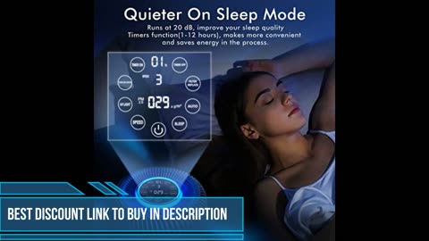 Toyuugo HEPA Air Purifier for Home