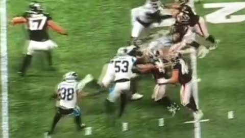 Carolina Panthers interception in overtime are going to upset the Atlanta Falcons