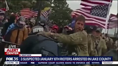 Jan. 6 rioters on the run captured arrested in Florida 2 year later. Shot news.