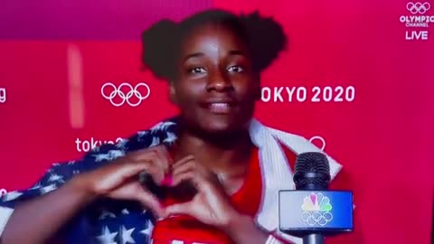 U.S. Olympic Athlete BEAMS With Pride For Her Country in Heartwarming Video