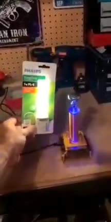 Here's a small remake of the Nikola Tesla’s Wardenclyffe Tower.