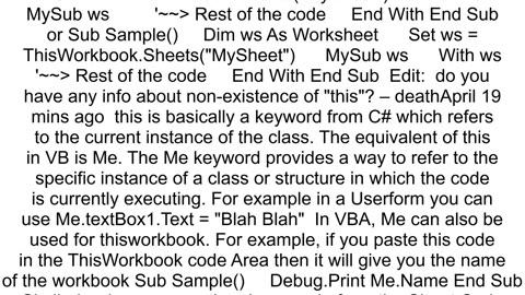 How to refer to with object