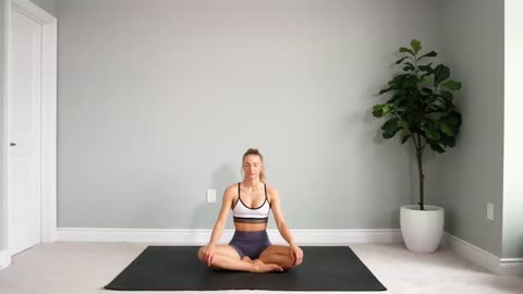 20 min Full Body STRETCH/YOGA for STRESS & ANXIETY Relief-14