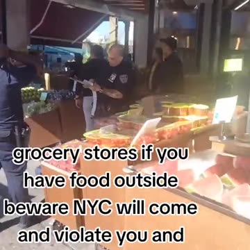 NYPD just want to take away your food for free