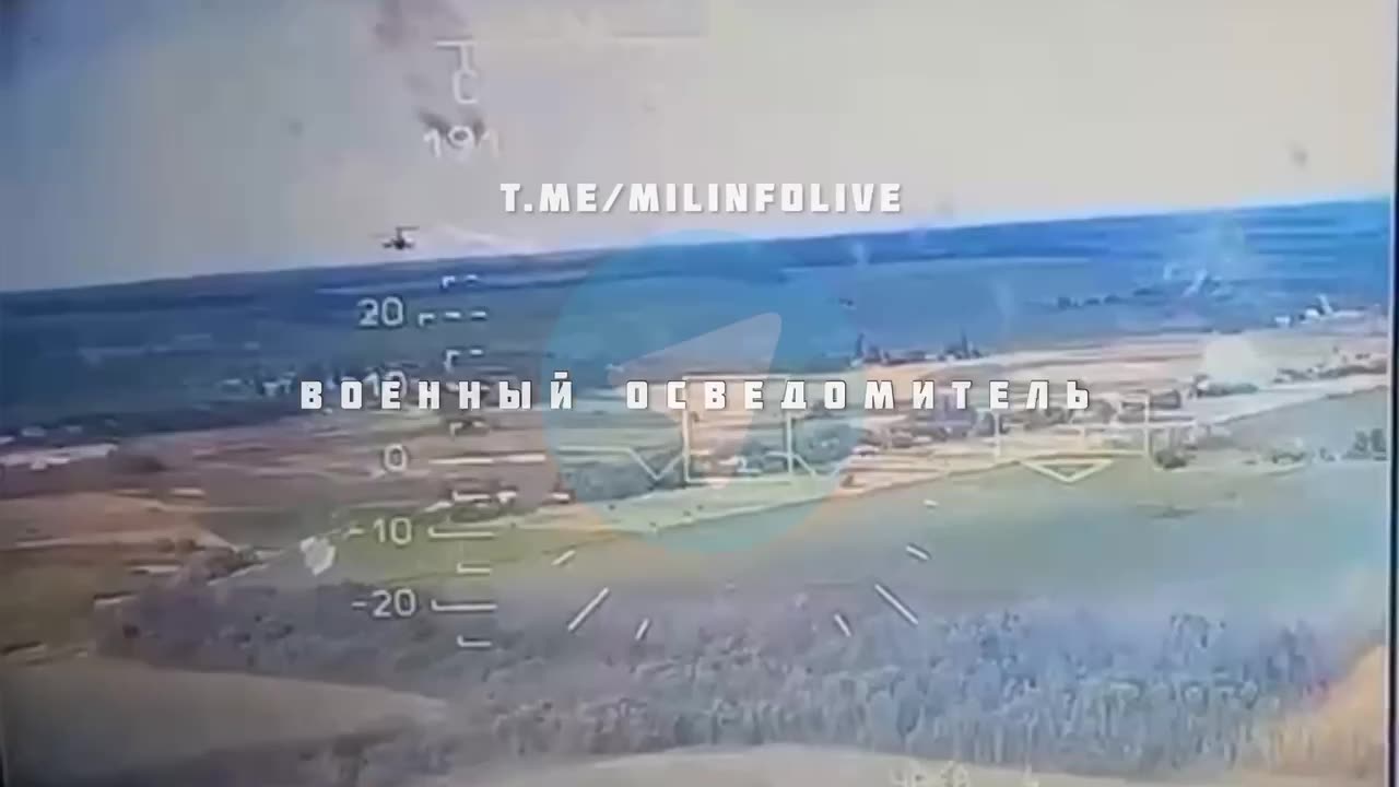 The moment when the Ka-52 was shot down by a member of the Wagner PMC using MANPADs.