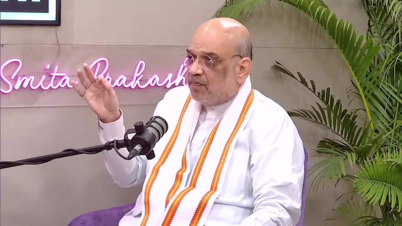HM shri Amit shah on ANI bodcast with Smita prakash