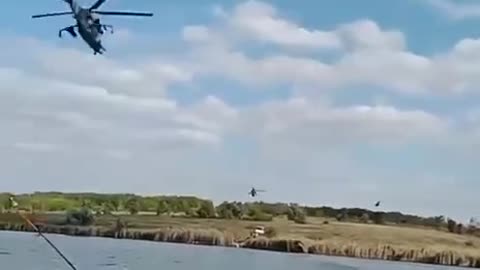 Ukrainian Helicopter Flyby