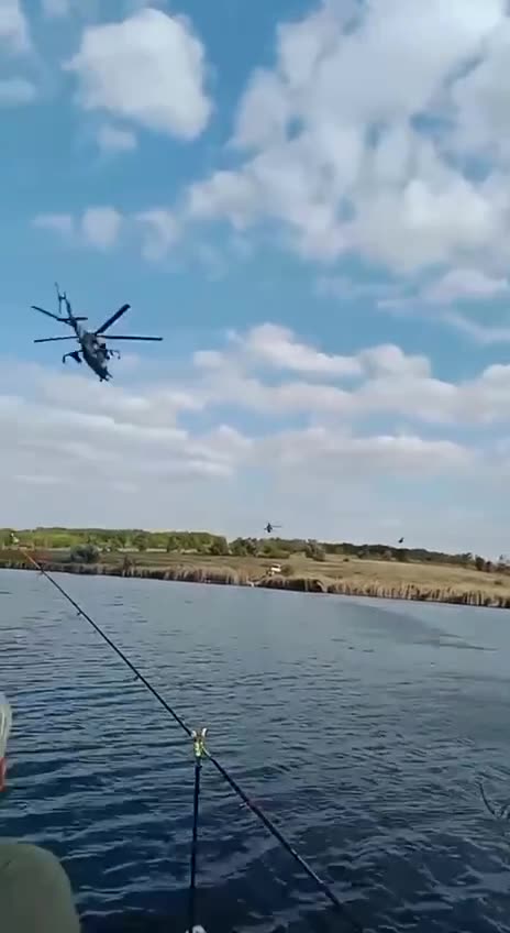 Ukrainian Helicopter Flyby
